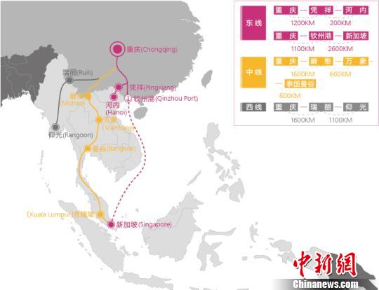 重慶東盟國際物流大通道構建初步成型(圖)